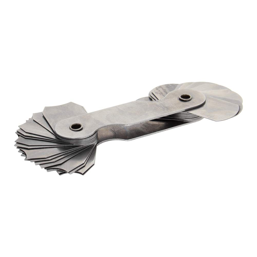 Aexit Concave Convex 32 Blades R1-6.5mm Radius Gauge Measure Tool (d1809f1021fb15715c114275719fa626)