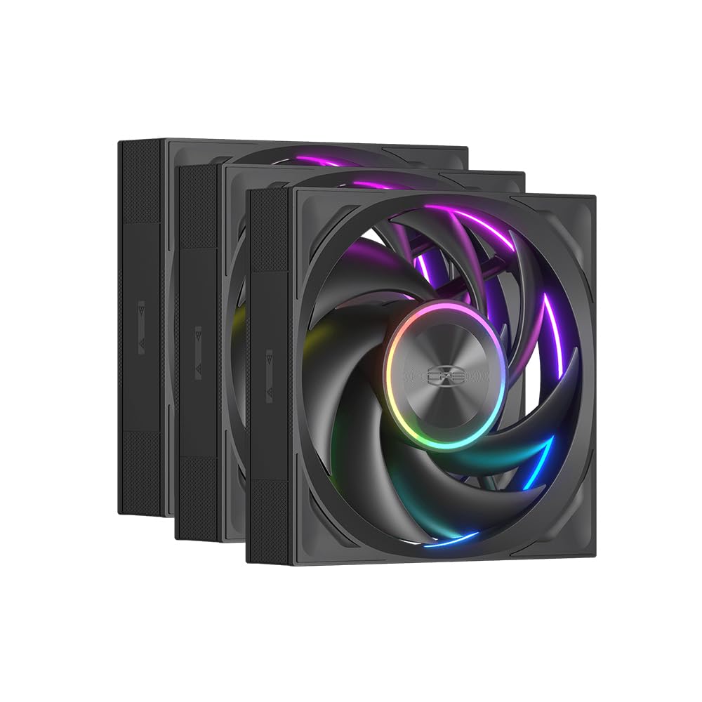 Amazon | CPS ハイエンドARGBファン「F7X120 ARGB BK 3IN1」【日本正規