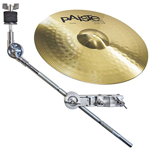 + Braccio piatto Keepdrum HKC Paiste 101 Crash 14\'\' + braccio piatto Keepdrum HKC Galgen