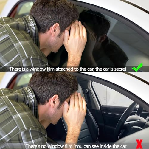 Image of 35% VLT Ceramic Car Window Tint - (20in * 20ft) Window Privacy Film, 99% Blocks UV & 95% IR Ray, Glare Reduction Blackout Windows Film Auto Car Windshield Sun Shade Roll