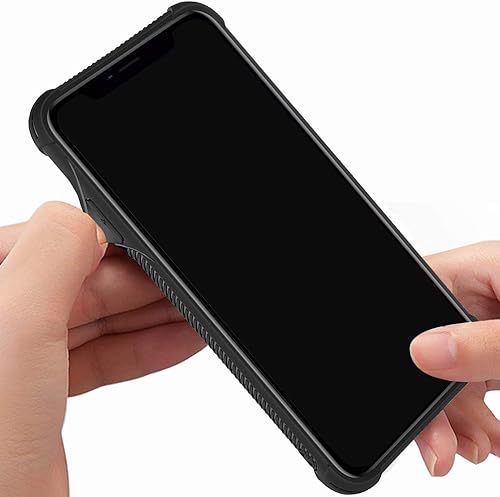 Miniatura 7 de TnXee Funda compatible con iPhone 14 Pro Max, funda de teléfono flash para hombres y mujeres, marco de rosca antideslizante de TPU suave en cuatro