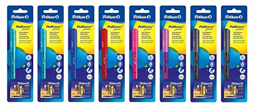 PelikanPelikano Junior Fountain Pen, Nib A (for beginners), for Right Hands, 6 Assorted Colours (No Colour Choice Of 1)