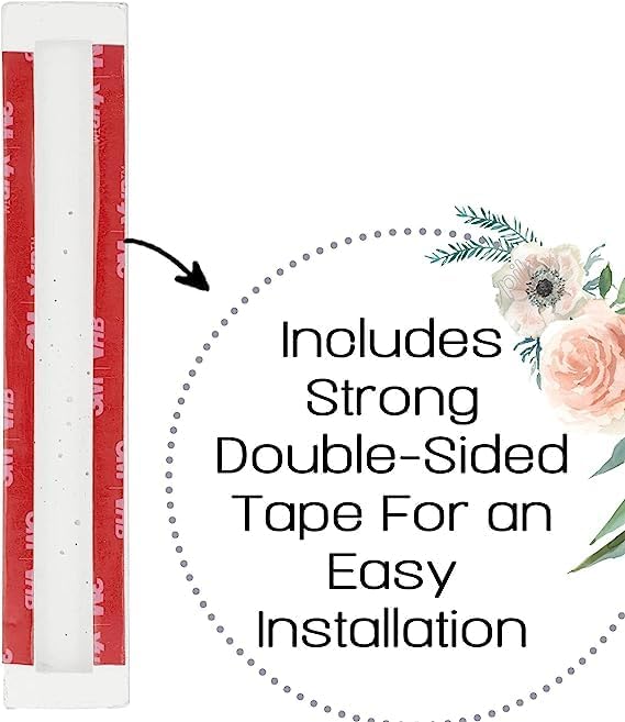 Miniatura 3 de Funda de mezuzá de hormigón con desplazamiento, fácil instalación de despegar y pegar, funda protectora duradera para bendiciones y seguridad en el