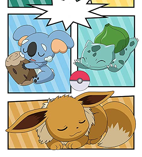 Wdd Starry dream Series Mini Collection Dolls,Model Sleep Eevee Ornaments Kid Birthday Gift,Snorlax,Bulbasaur (Bulbasaur… - Afbeelding 7