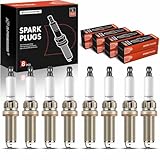 A-Premium Iridium Platinum Spark Plugs Compatible...