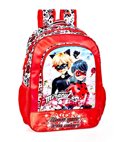 Miraculous Ladybug: Mochila infantil  39 x 32 15 cm   color rojo