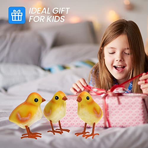 Shorayn Rooster Decor Metal Chicken Yard Art Garden Chick Statues Outdoor Figurines Easter Decoration,Set Of 3 #TOP2