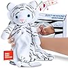 Musical Baby Lovey White Tiger – White Noise & Lullaby Plush – Calms Fussy Babies, Reduces Night Wakeups & Helps Toddlers Sleep Longer – Proven Sleep Aid – BPA-Free, Machine Washable, Newborn Gift