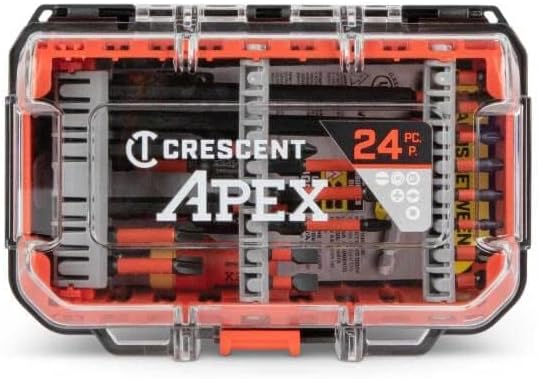 Crescent Apex Eshok-Guard Alphacase Bit Set 24Pc