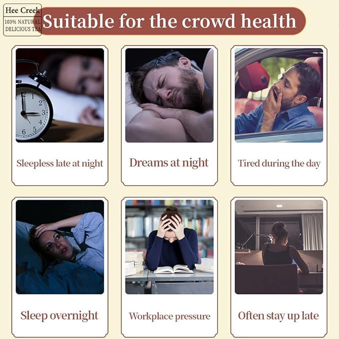 Miniatura 6 de Té de lirio de azufaifo ácido, 0.78 oz x 30 unidades, 100% natural combinado de hierbas