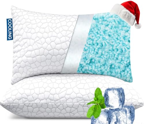 Cuscino Regolabile in Memory Foam con Gel e Fodera in Bambù