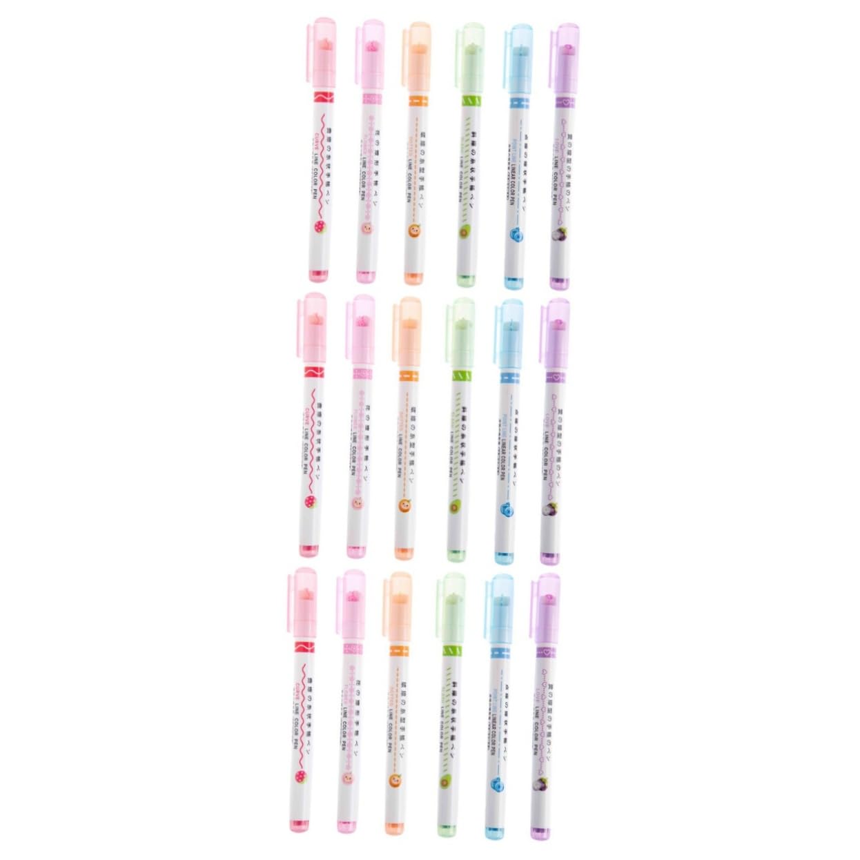 SHINEOFI 18stücke Handgezeichnete Textmarker Stifte Set Pack Schnell Trocknende Marker Für Notizen Journaling Und Projekte Für Schule Und Büro