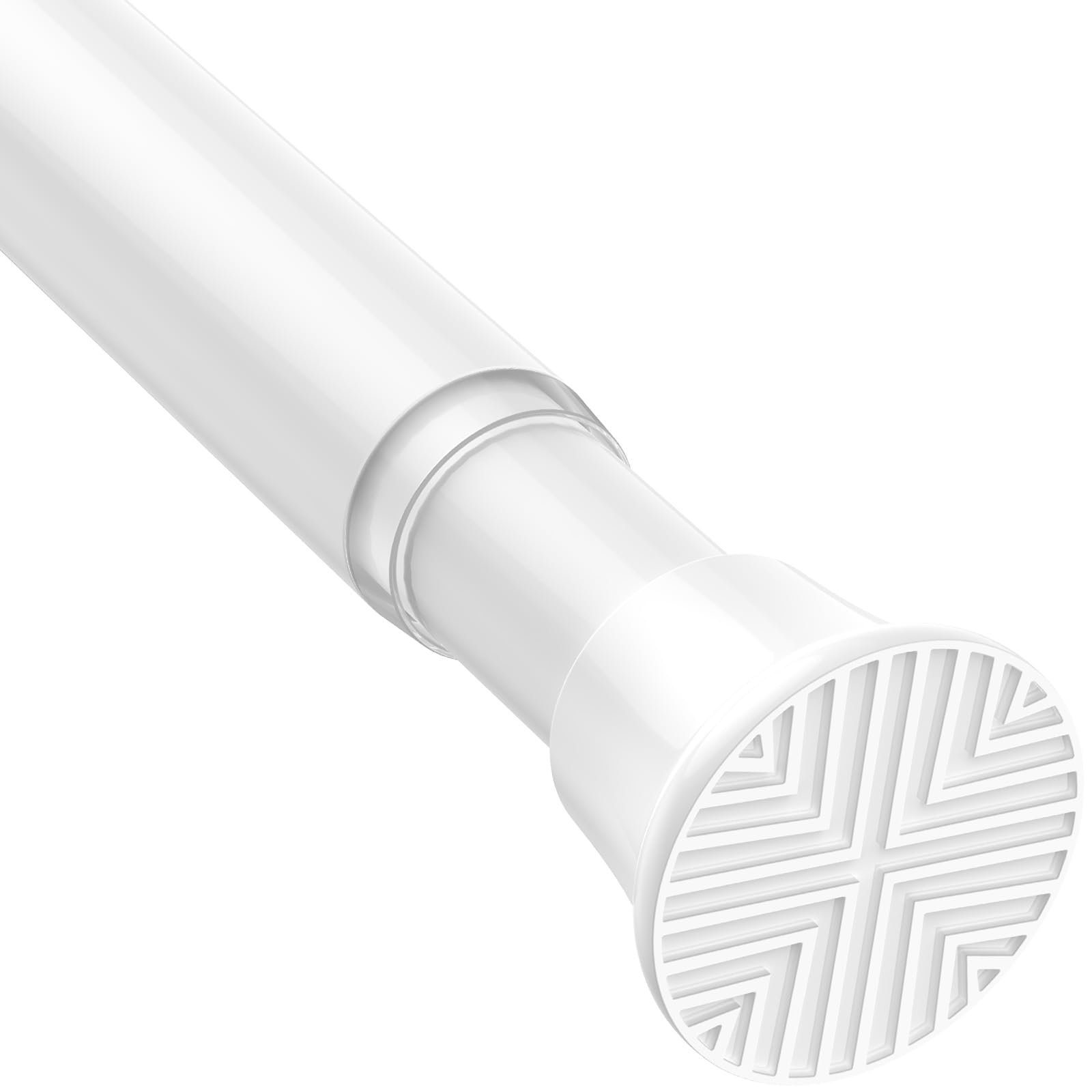 Photo 1 of MEXAU White Tension Curtain Rods18 to 36 Inch,Small Curtain Rods No Drilling,Short Tension Rod,Adjustable Spring Rod for Windows,Door,Closet