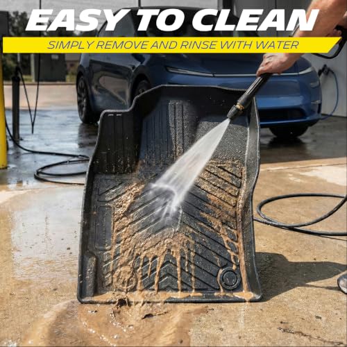 Image of Michelin Vehicle Mats for 2020-2025 Kia Telluride (5 Piece) | All-Weather TPE Custom Fit Liner, Premier
