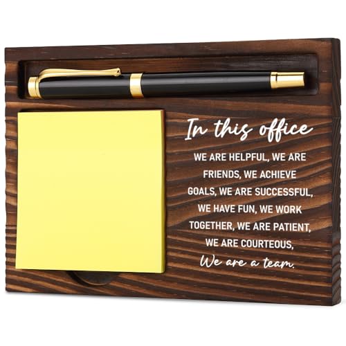 Cadeau de décoration de travail d'équipe : porte-bloc rétro