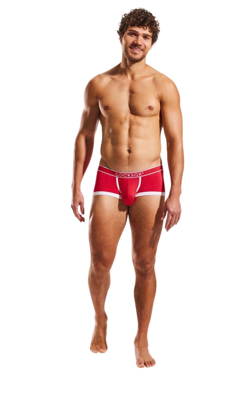 Cocksox Men's Ember Underwear, Bamboo Trunk, Size M, Pack Of 1