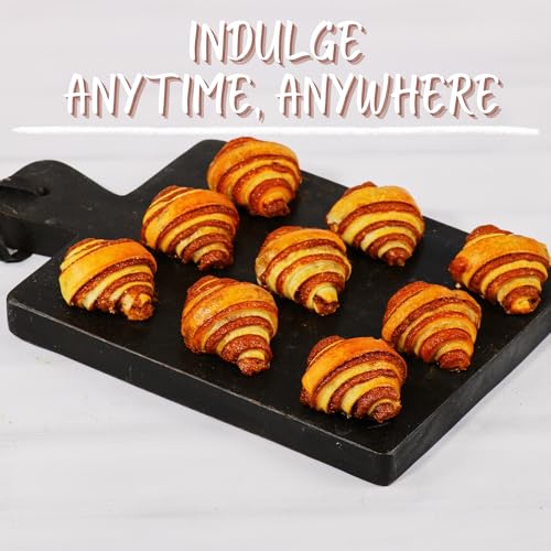Cinnamon Rolls | Cinnamon Buns | Breakfast Pastry | Approx 20 Rugelach Pastries Cinnamon Croissants | Preservative Free & No Coloring Added | Dairy & Nut Free | 19 oz Stern’s Bakery - Image 6