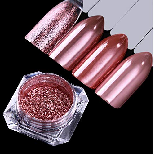 PiniceCore Spiegel Powder Rose Gold Nagel-Funkeln-Maniküre-Nagel-Kunst-Chrom-Pigment-Funkeln-Staub – Bild 6