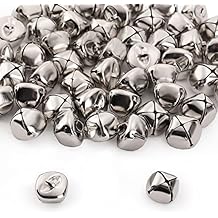 Mr. Pen-1 Inch, Silver, 50 Pack, Jingle Bells for Crafts, Craft Bells, Bulk, Silver, Bells for Wreaths, 1 inch .