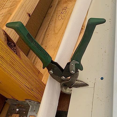 Midwest Snips MIDWEST Aviation Snip - Right Cut Upright Tin Cutting Shears with Forged Blade & KUSH'N-POWER Comfort Grips - MWT-6900R - Image 6