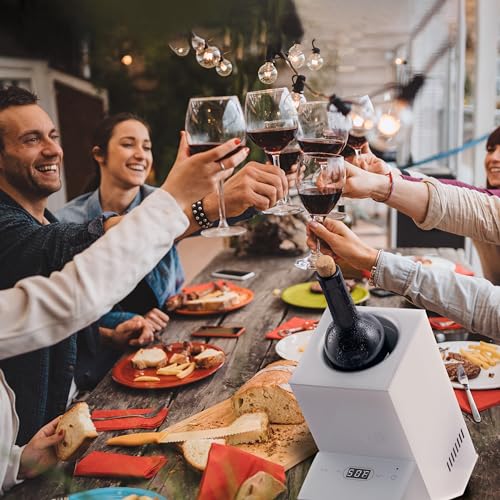 image for Cobalance Wine Chiller,Electric Wine Cooler Bucket for 750ml Vino or S
