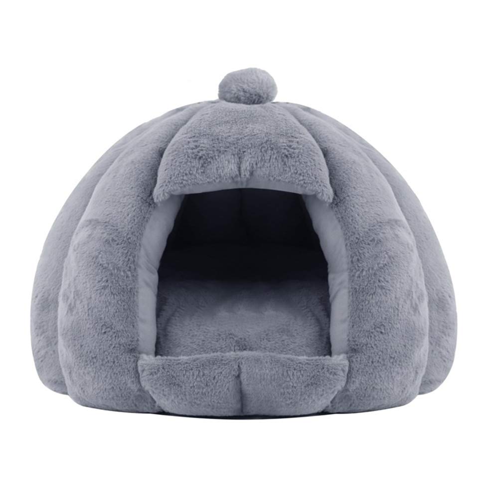 llasm Perros Cama Camas para Perros Pequeños Baratas Cama Perro Pequeño Lavable Cómodo Caseta para Perros para Soporte para El Cuello Durante El Sueño Grey