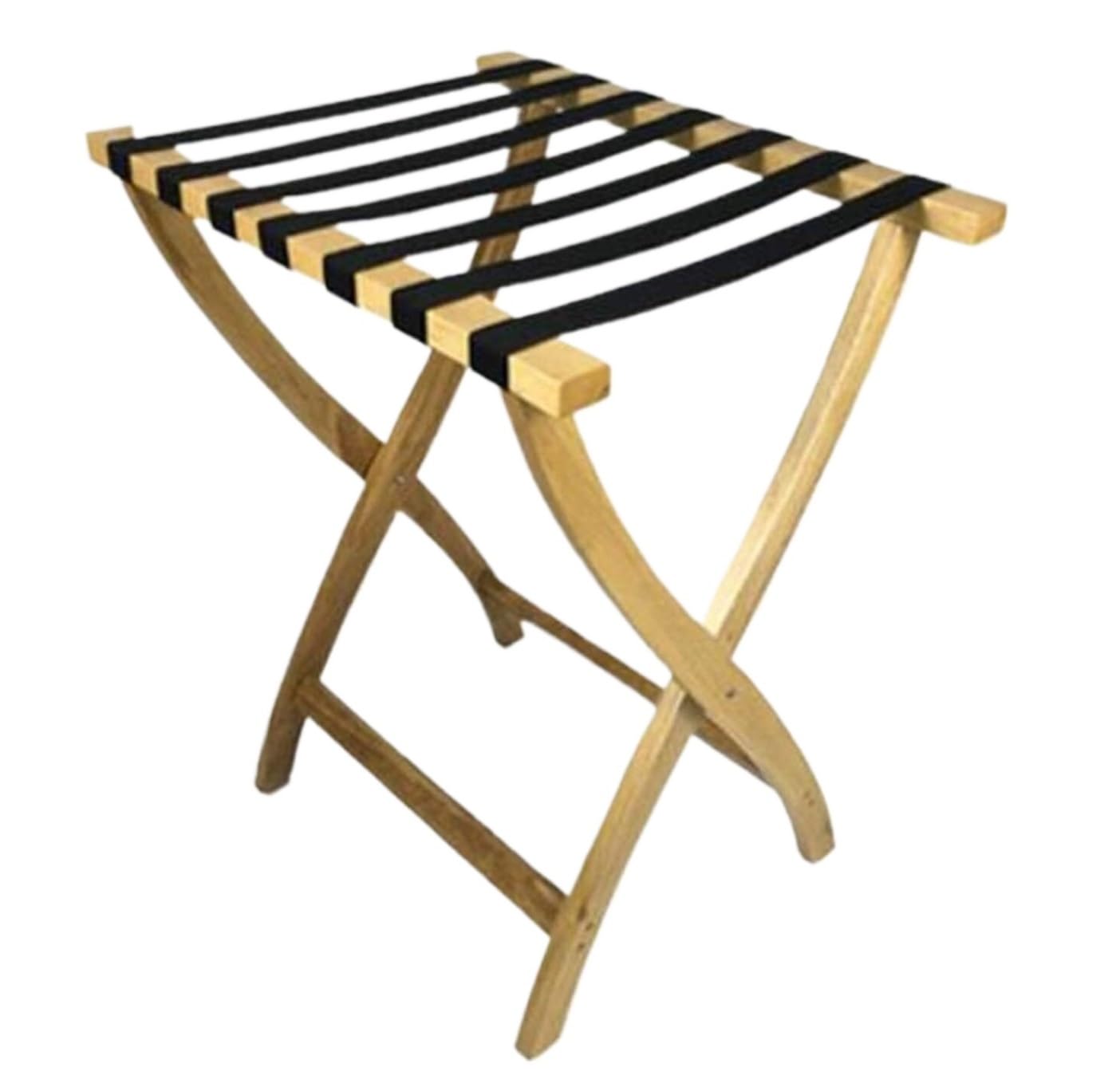 Portaequipajes Portaequipajes para Habitación De Invitados, Soporte Plegable para Maleta, Portaequipajes De Madera Maciza para Habitación De Hotel Y Dormitorio Soporte Plegable(Wood)