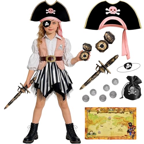G.C Girls Pink Pirate Costume (110)