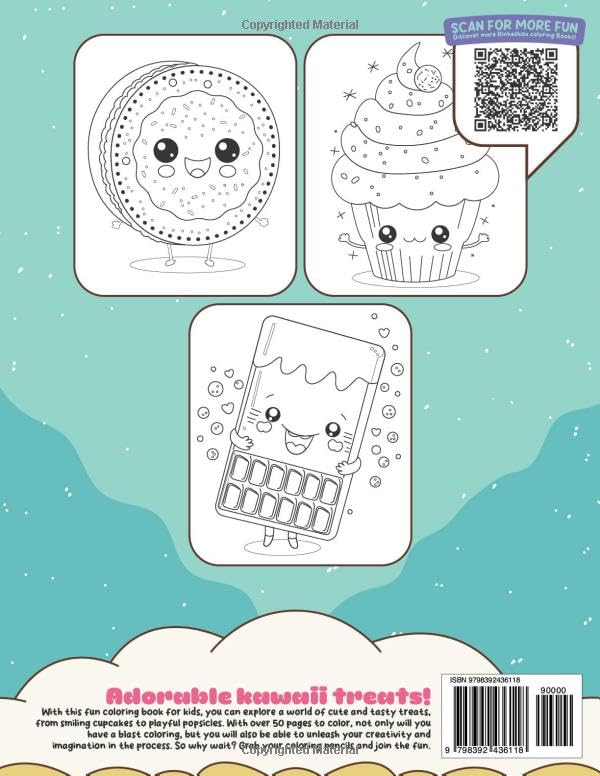 Miniatura 2 de Kawaii Treats Coloring Book