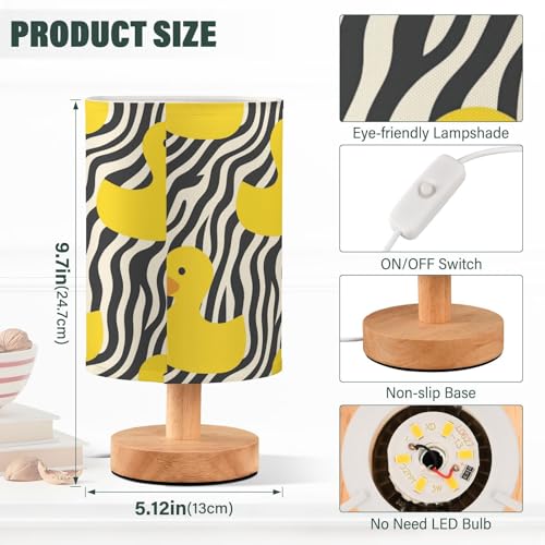Lámpara de Mesa con Diseño de Pato Multicolor para Sala miniatura 3
