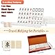 Mailfull Mini Mahjong Tragbarer Majong Brettspiel Set mit 144 Steinen für Familie Reise Tabletop Spiel Brettspiel (Lion Dance Style)