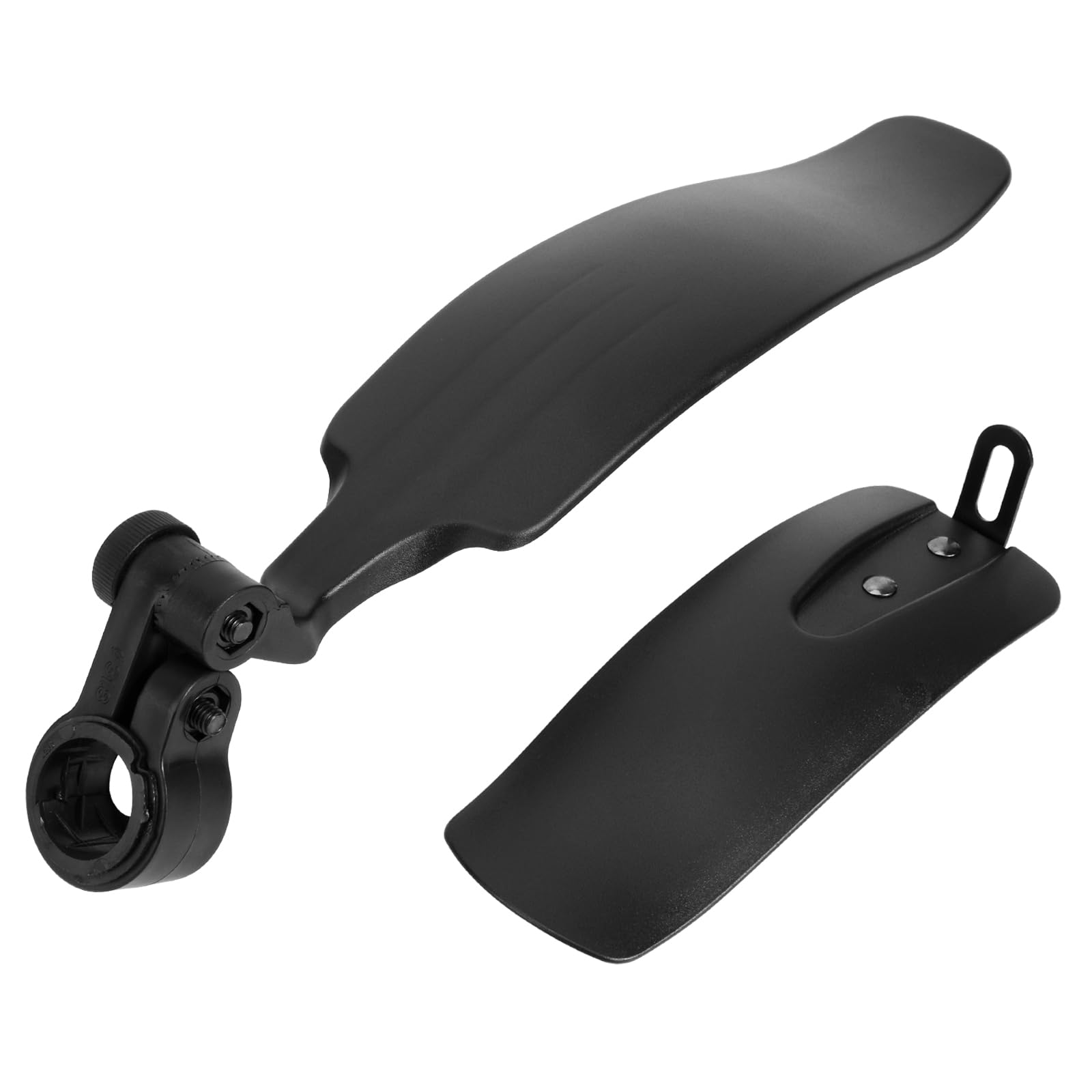 OumersPortable Bicycle Mudguard for Children, Easy to Install Bicycle Mudguard Front and Rear Adjustable for Cycling Tyres Suitable for 12/14 In.