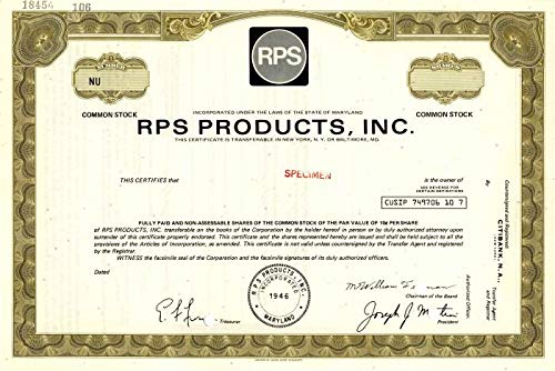 RPS Products, Inc.