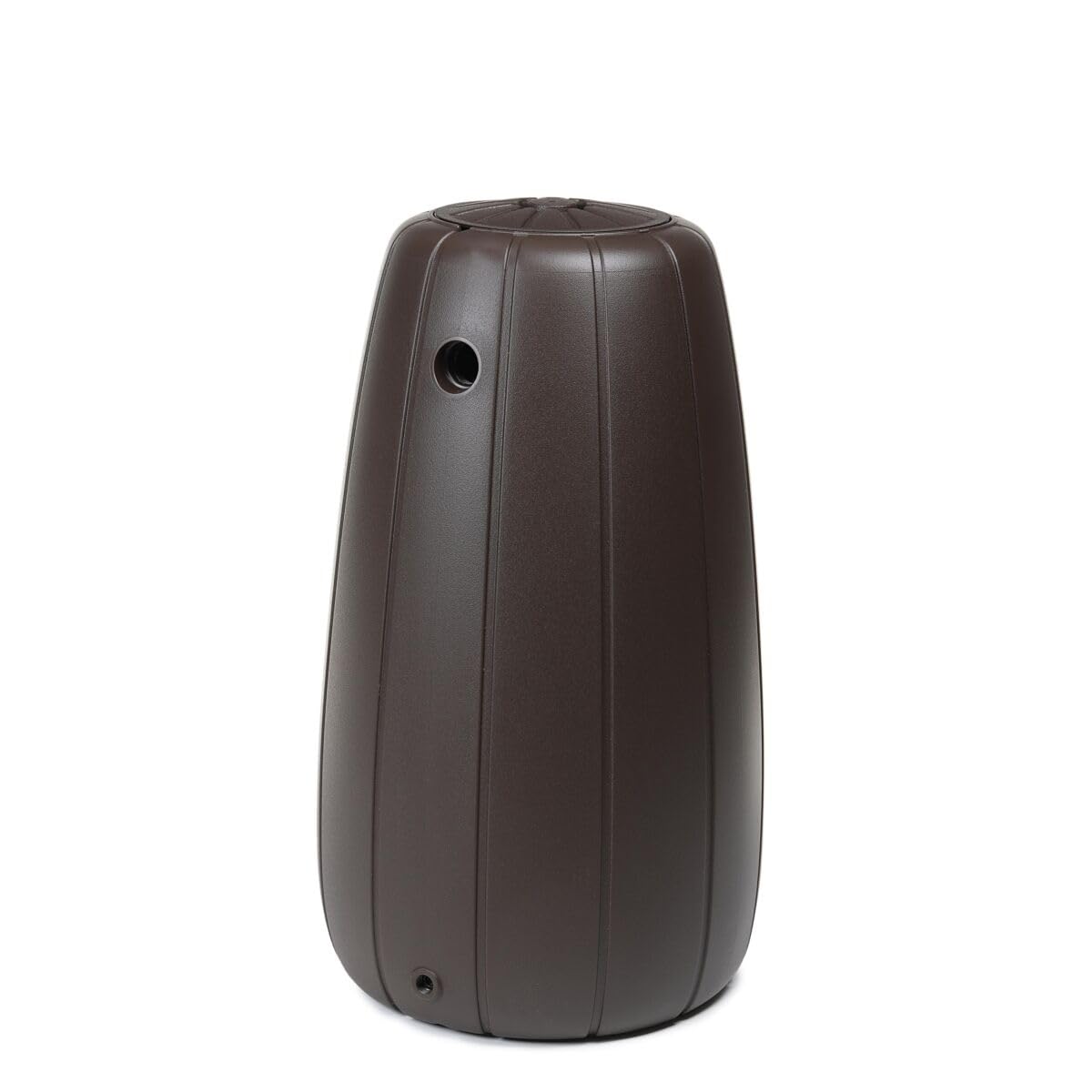 Ondis24 Depósito de agua de 200 L, plástico resistente a los rayos UV, con máquina de llenado, válvula de drenaje, tapa extraíble, inserto para plantas, 60 x 60 x 104 cm (marrón)
