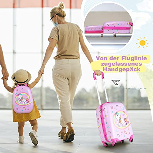 Valise enfant de 16" et bagage rigide FANTASK pour ranger ses affaires