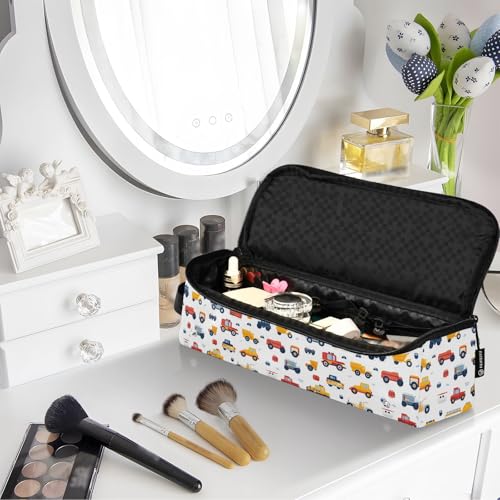 Bolsa organizadora de viaje para herramientas de cabello, resistente al calor y multicompartmental miniatura 7