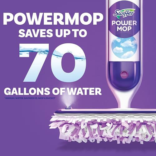 Swiffer PowerMop Floor Cleaning Solution with Unstopables Fresh Scent, 1.5 L Total (2 Count of 750 mL Each) view 3