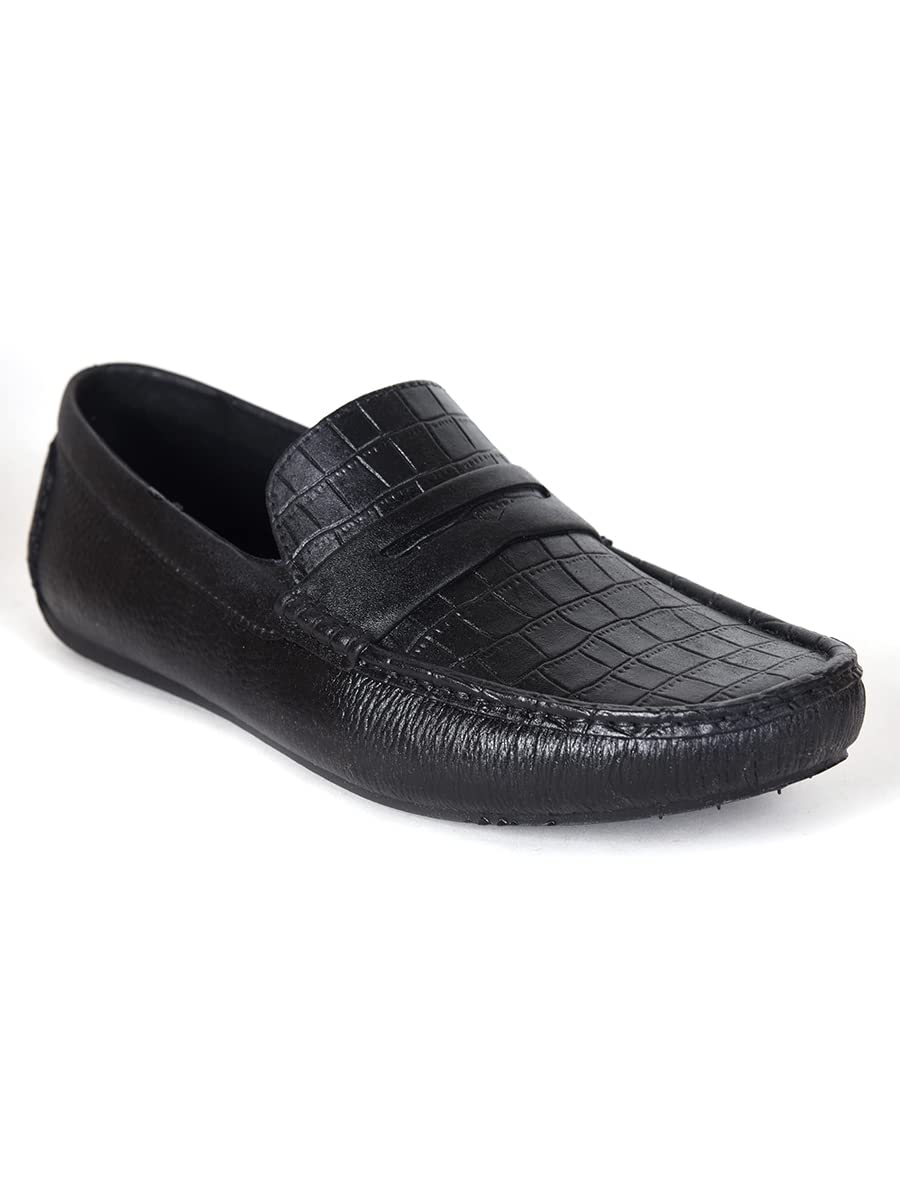 Mens Black Loafers