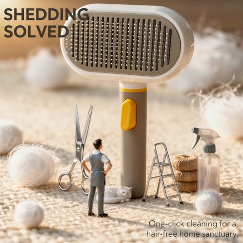 Cabezal removedor de pelo para mascotas con sistema autolimpiable 6