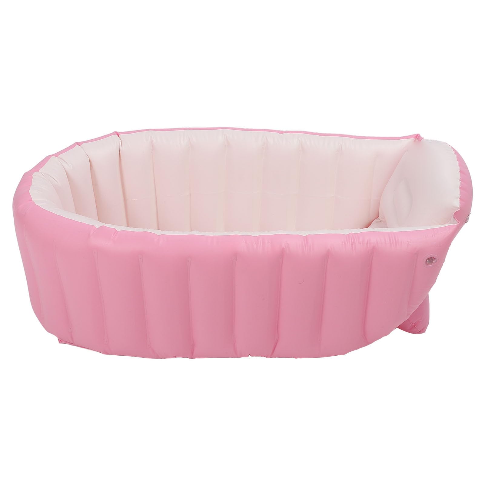 WINH Podróż dla Niemowląt, Nadmuchiwana Miękka Składana Wanna TWardProof Kąpiel Ergonomicznej Kąpieli PVC (PINK)