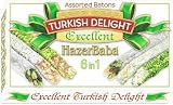 Hazer Baba Mixed Turkish Delight Assorted Batons, 350g by Hazer Baba Turkish Delight