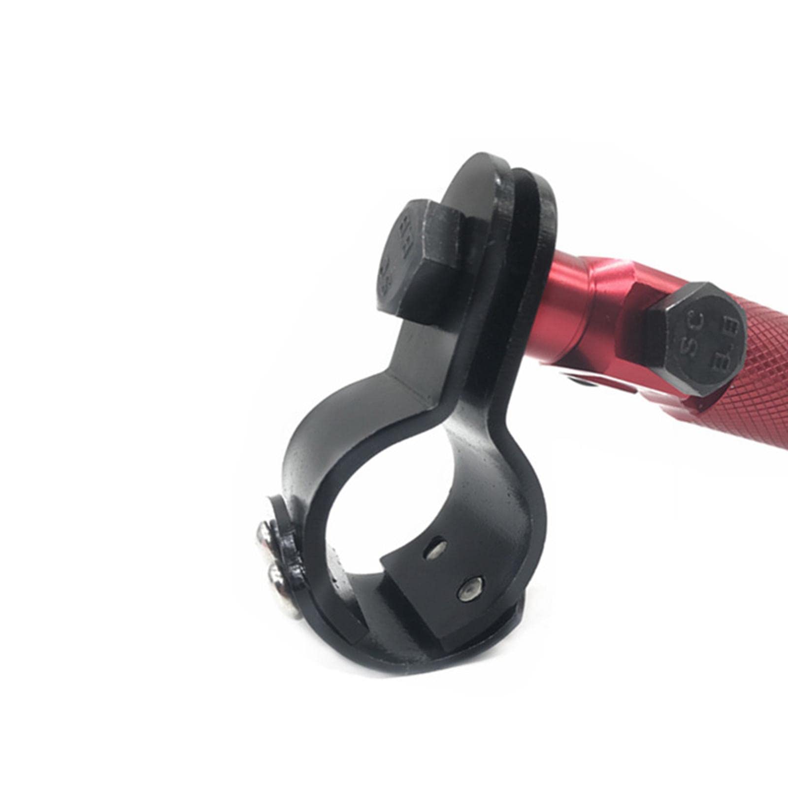 CALANDIS Universal Motorcycle Folding Rear Seat Footrest Pedals Parts for NIU Silver