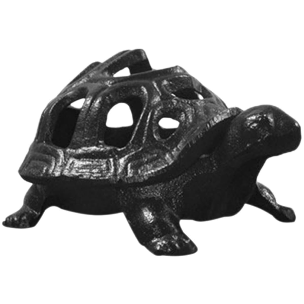 Bougeoir en Métal Forgé Tortue Vintage de Qualité pour Décoration