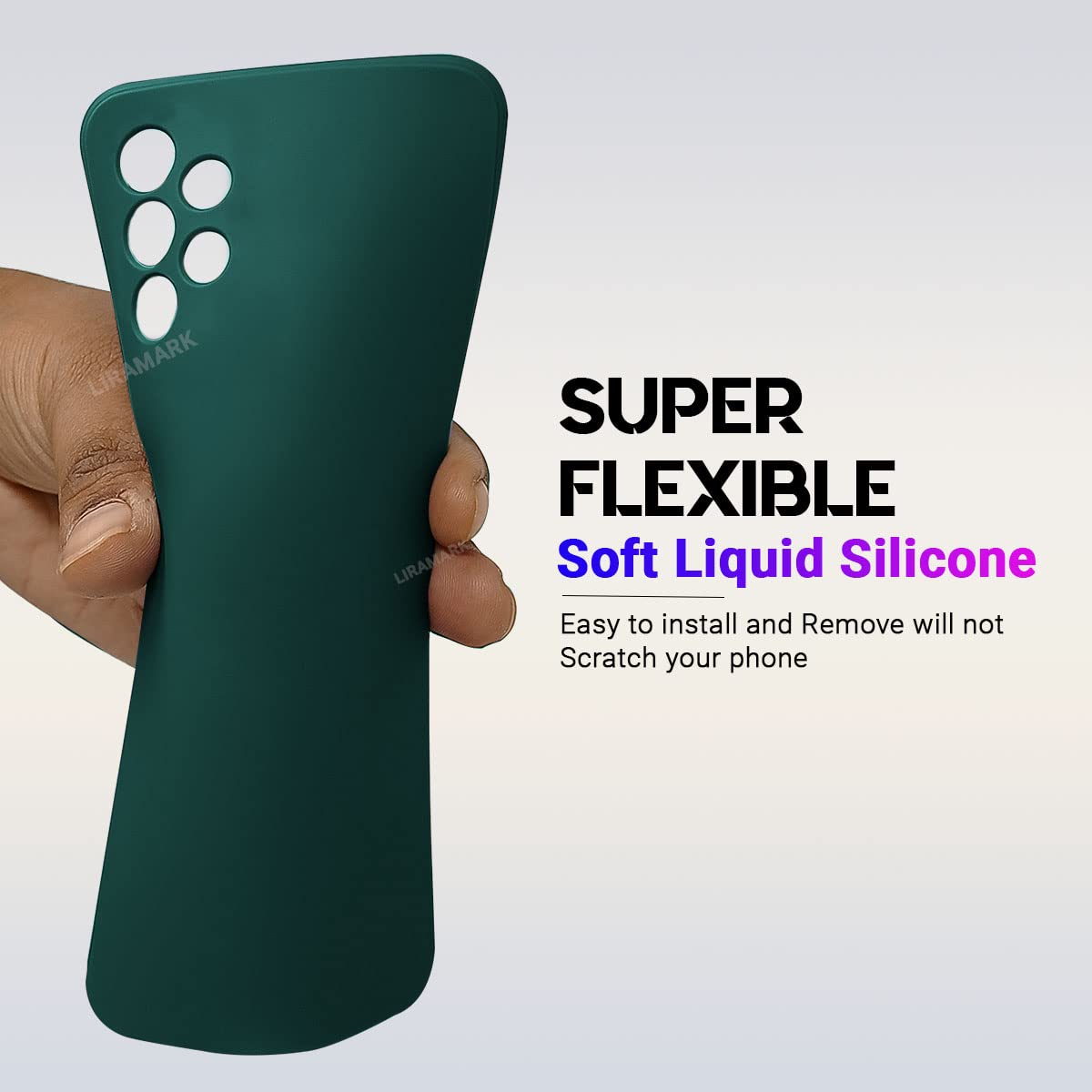 Samsung Galaxy A13 Case - Silicone Green -4