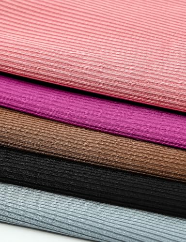 Buauty Women's Crop Tops Square Neck Shirts Long Sleeve Cropped Tshirts Fitted Tees Ribbed Basic Clothes Sexy Y2k Casual 2024 - Image 7