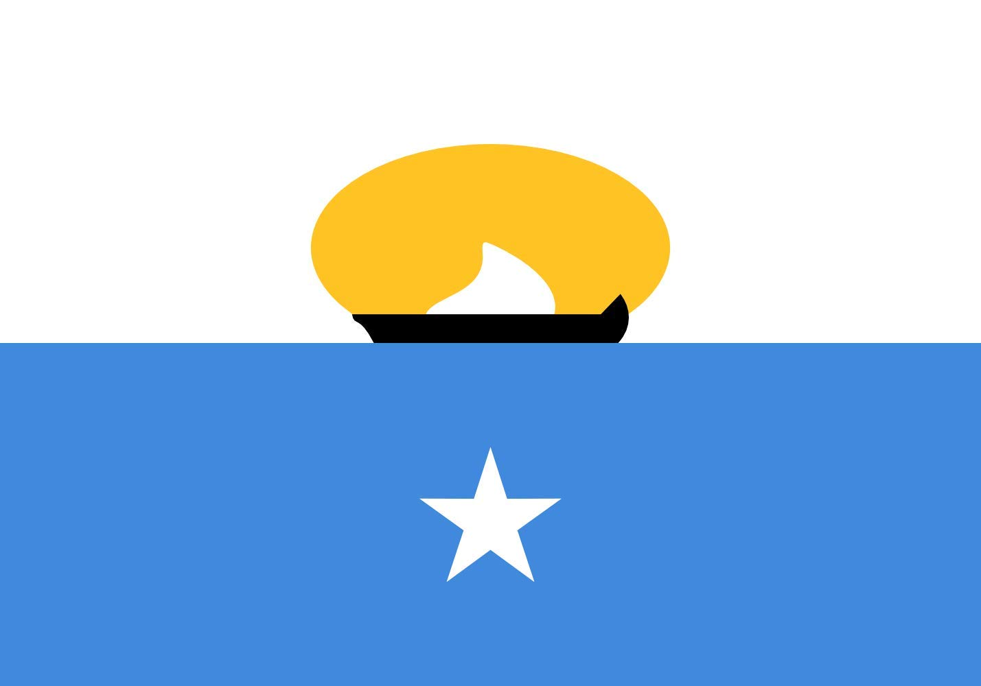 Drapeau XL Maakhir Somalia pour mât extérieur et intérieur