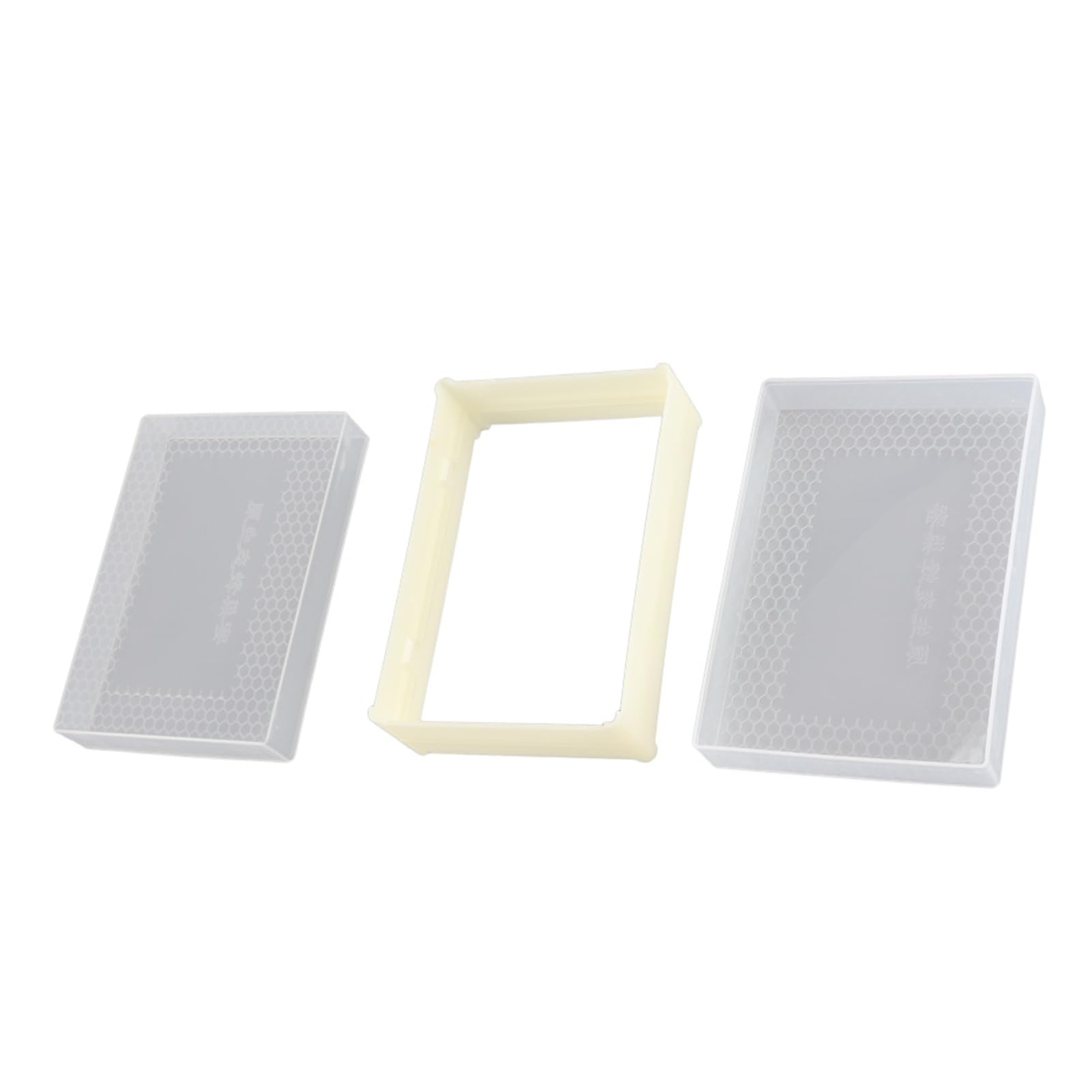 KIMISS Forniture per Apicoltura Scatola per Alveare per Pettine in Plastica per Apicoltura Scatola per Alveare Kit Telaio Attrezzatura per Apicoltore Kit per