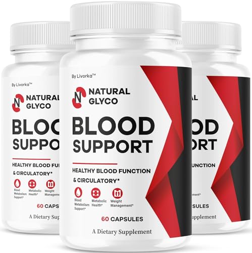 (3 Pack) Natural Glyco Support Glycogen Supplement Premium Advanced Formula Capsules, NaturalGlyco All Natural Pills Vitamin Health & Wellness, Naturale Maximum Strength, 180 Capsules for 3 Months