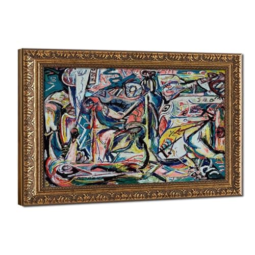 Impression sur toile Jackson Pollock 40x60cm pour salon