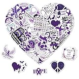 50 Stück Epilepsie-Bewusstseins-Monats-Aufkleber für Wasserflaschen...